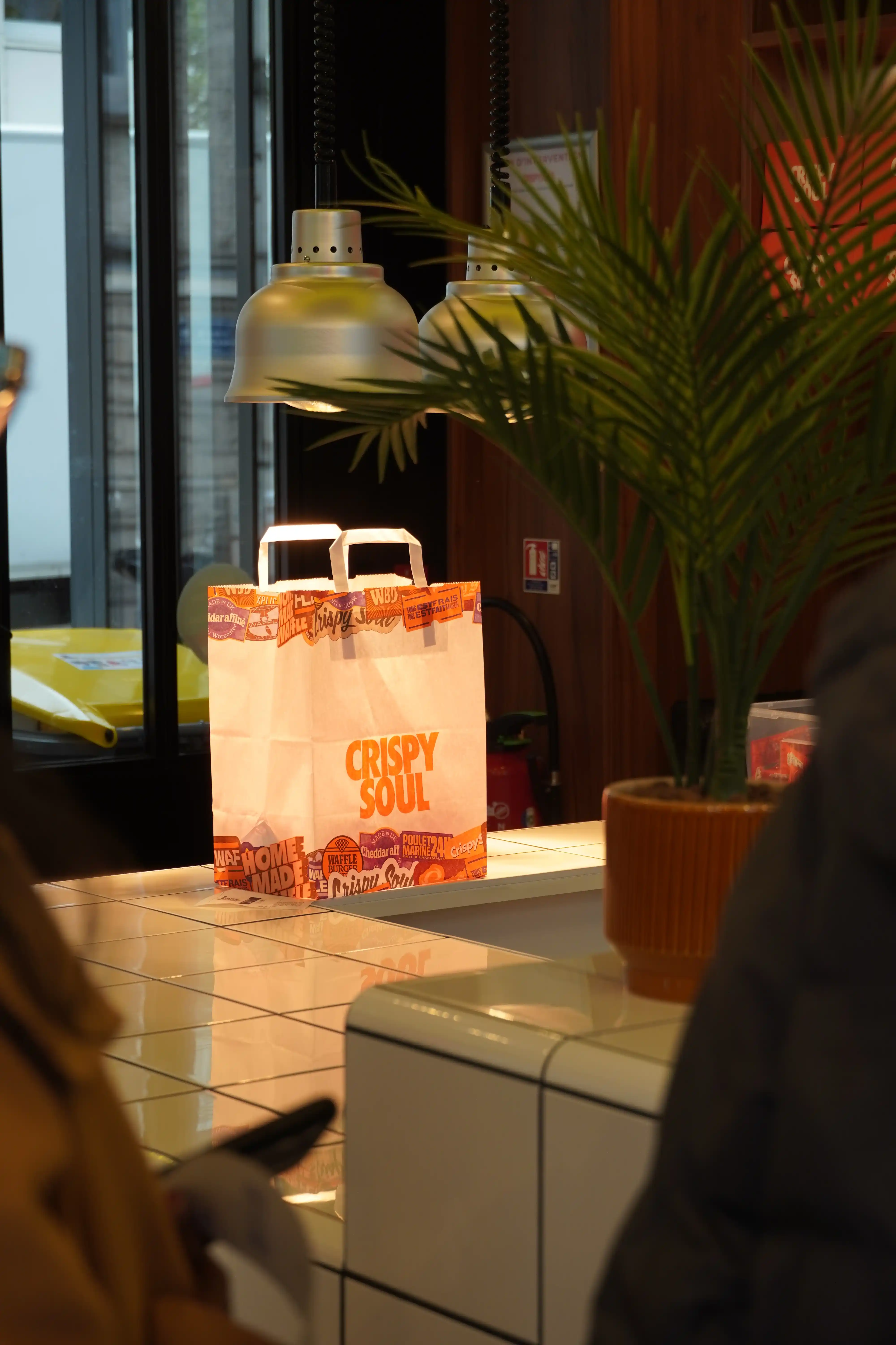 Comptoir CRISPY SOUL avec commande à emporter