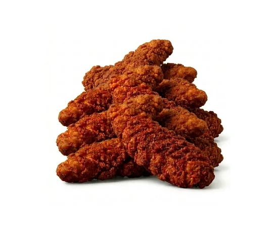 10 Crispy Tenders - menu CRISPY SOUL, poulet frit halal et waffle burgers