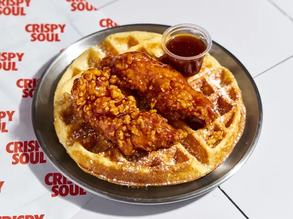 BBQ Honey Chicken Waffle, CRISPY SOUL Saint-Mandé